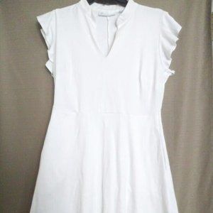 New York & Company woman's white (M) dress